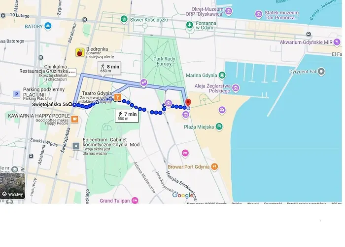 Centrum Marine 5 Min Od Morza Lägenhet